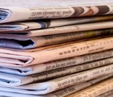 image of a pile of newspapers