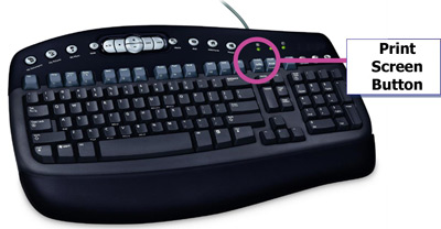 photo showing how  you can capture a screen shot