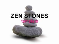 zen stones white