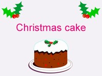 Christmas Cake Template thumbnail