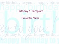 Happy Birthday Template thumbnail