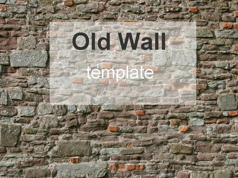오래 된 벽 템플릿