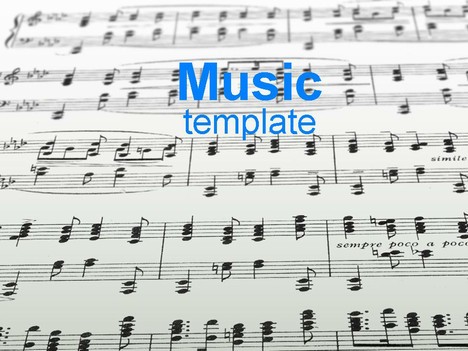 Sheet Music template