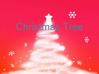 Snow Christmas Tree Template
