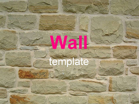 Wall PowerPoint template