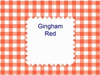 Gingham Red Template thumbnail