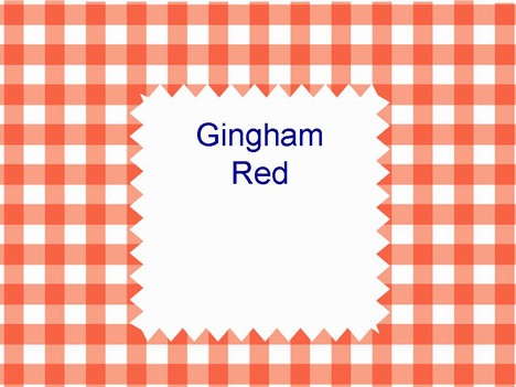 Gingham Red Template
