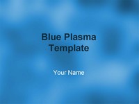 Blue Plasma Template