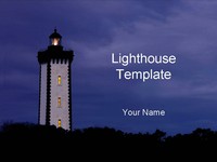 Lighthouse PowerPoint Template thumbnail