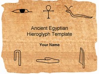 Hieroglyph PowerPoint Template thumbnail
