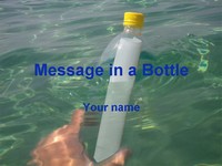 Message in a Bottle Template thumbnail
