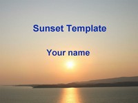 Sunset template thumbnail
