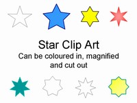 Star Clip Art in easy PowerPoint format thumbnail
