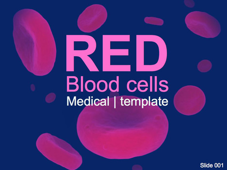 Red Blood Cells Medical PowerPoint Template