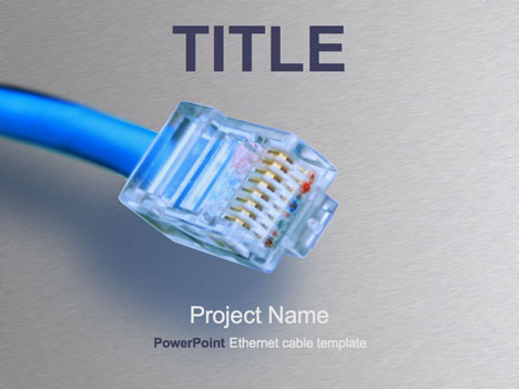 Ethernet cable template