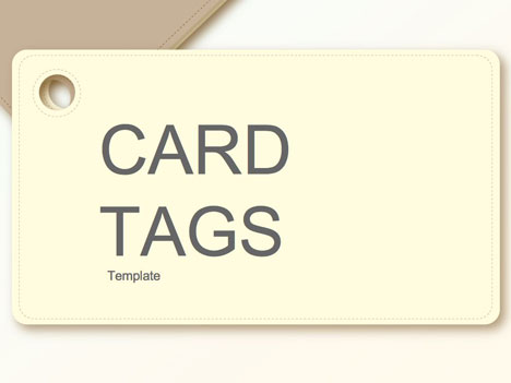 Card tags template