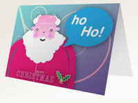 Father Christmas Free Printable Card thumbnail