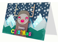 Rudolf the Red-Nosed Reindeer Card thumbnail