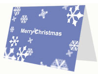 Christmas Snow Printable Card thumbnail