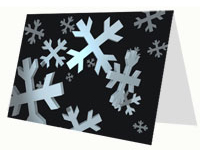 Snowflakes 3D Card thumbnail