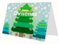 Christmas Tree Free Printable Card thumbnail