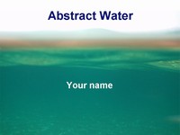 Abstract Water Template thumbnail