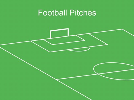 Football pitch template