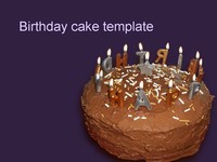 Birthday Cake Template thumbnail