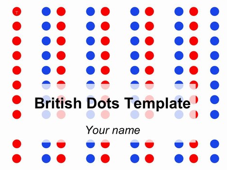 British Dots Template