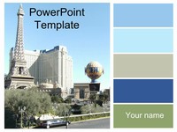 Las Vegas PowerPoint Template thumbnail