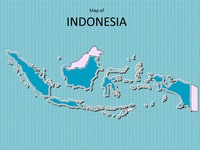 Map of Indonesia Template thumbnail