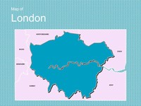 Map of London Template thumbnail