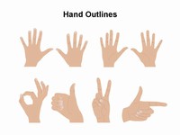 Hand Signs Template thumbnail