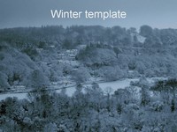 Winter PowerPoint Template thumbnail