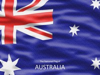 Australian Flag Template thumbnail