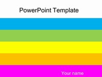 Bold Colours PowerPoint thumbnail