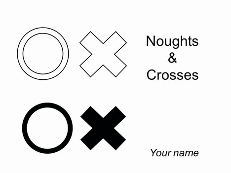 Noughts and Crosses Template