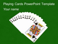 Playing Cards PowerPoint Template thumbnail
