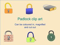 Padlock Clip Art thumbnail