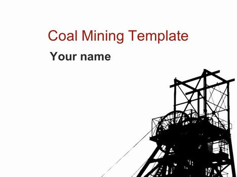석탄 광산 템플릿