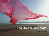 Sea Breeze PowerPoint Template thumbnail