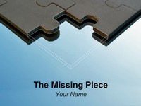 Missing Piece PowerPoint Template thumbnail