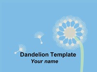 Floating Dandelion Template thumbnail