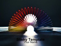 Slinky PowerPoint Template thumbnail