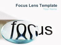 Focus Lens PowerPoint Template thumbnail