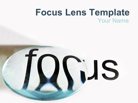 Focus Lens PowerPoint Template