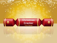 Christmas Cracker (Warm) PowerPoint Template thumbnail