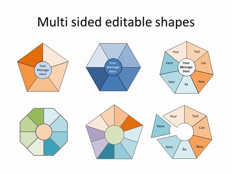 Multi-sided Editable Shapes Template