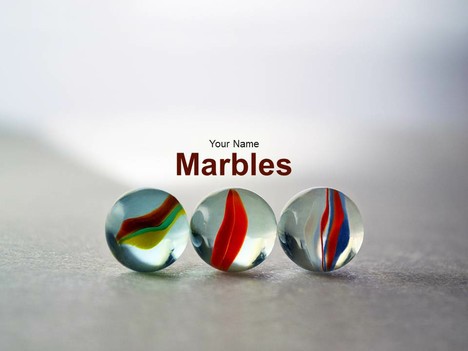 Marbles PowerPoint Template