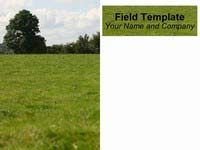 PowerPoint Field Background Template thumbnail